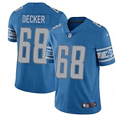 Nike Detroit Lions #68 Taylor Decker Blue Team Color NFL Vapor Untouchable Limited Jersey,baseball caps,new era cap wholesale,wholesale hats